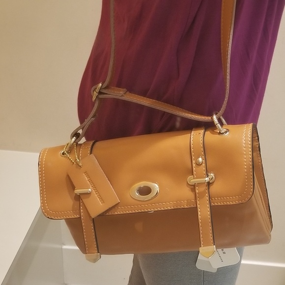 Crossbody 100% Italian Leather - Picture 2 of 7